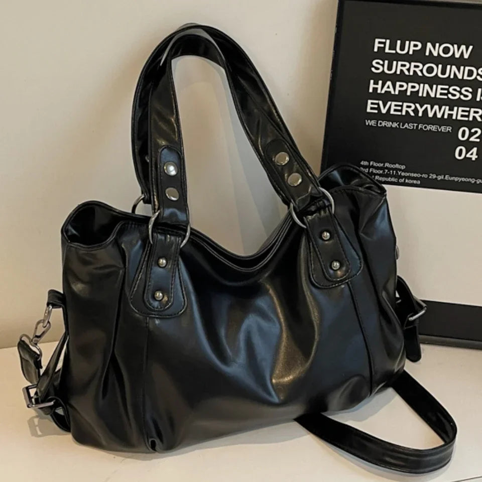 Retro Shoulder Tote Bag