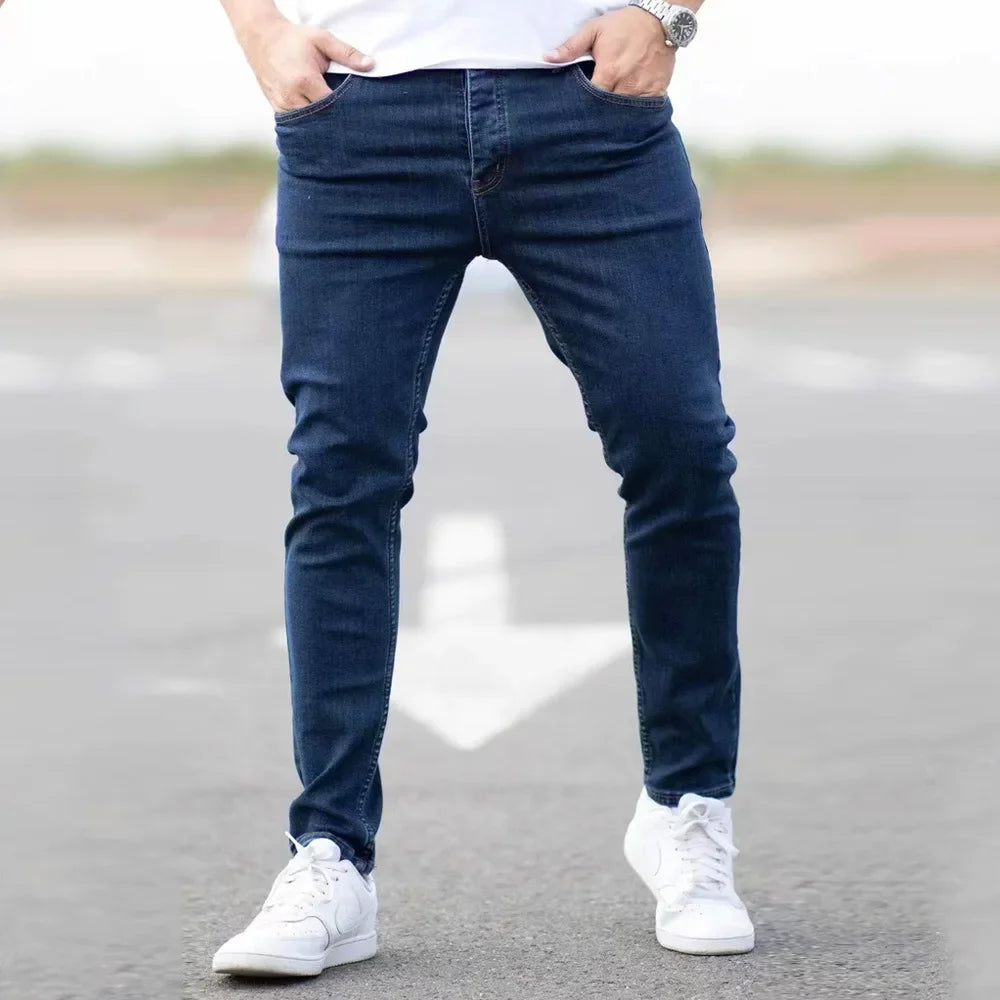 Skinny Vintage Wash Denim Jeans