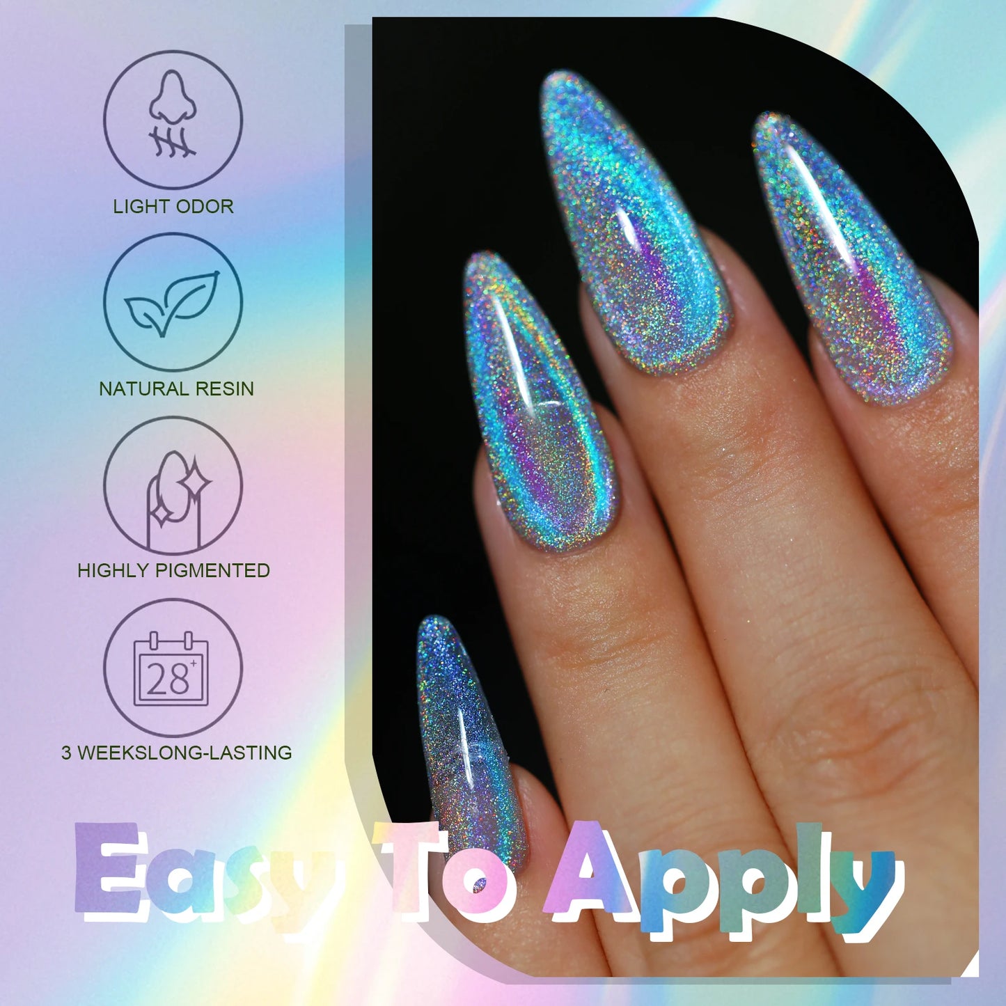 15ml Rainbow Nail Gel Polish