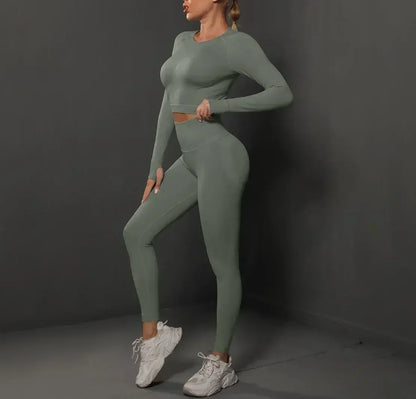 Hip-Lift Seamless Yoga Set