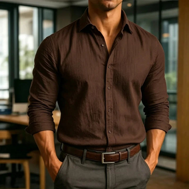 Stretch Casual Long Shirt
