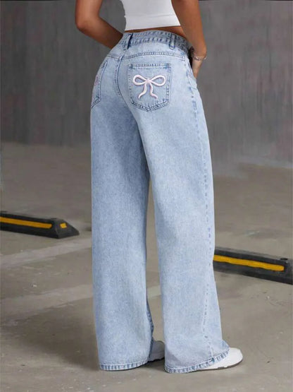 Loose Straight-Leg Jeans