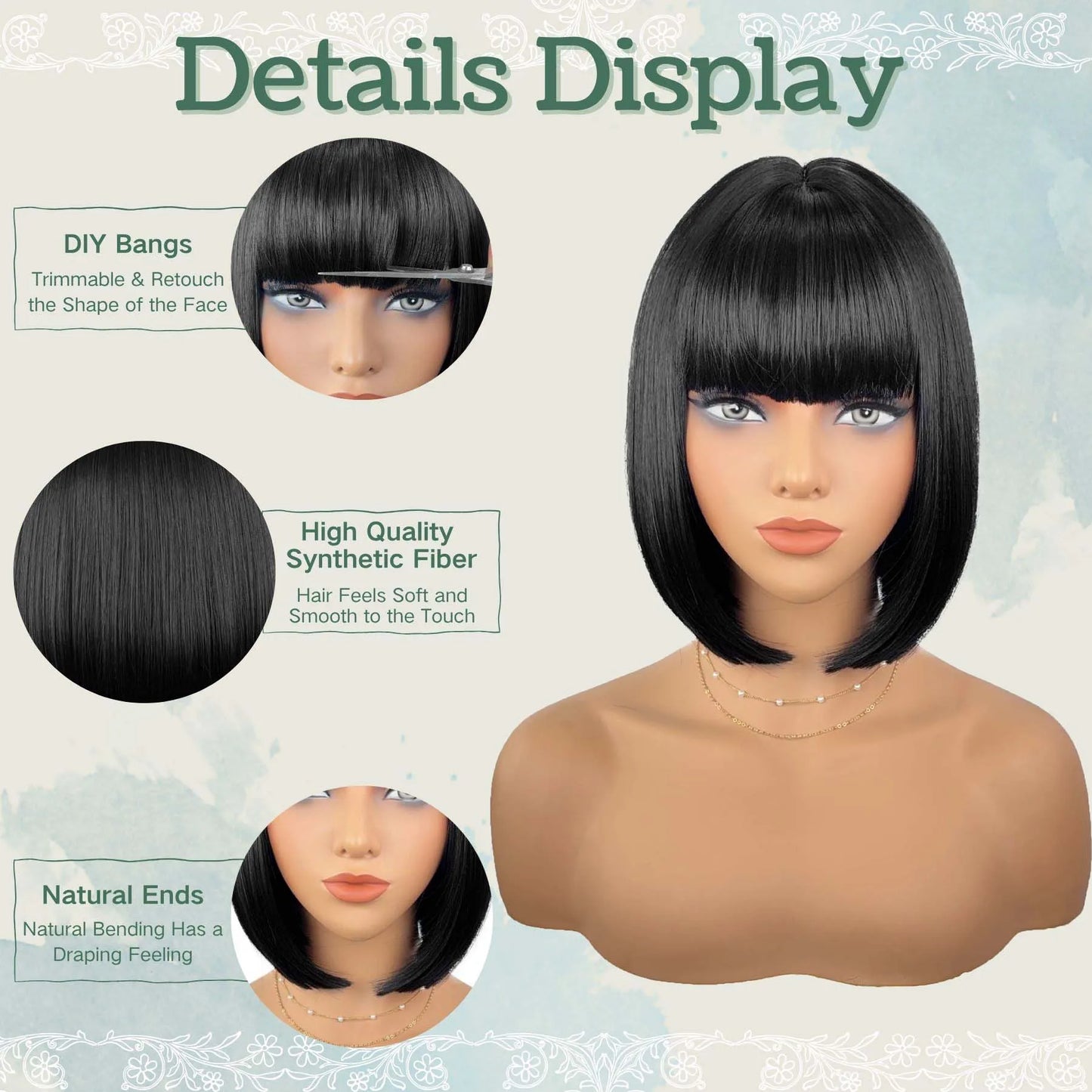 Short Straight Wig