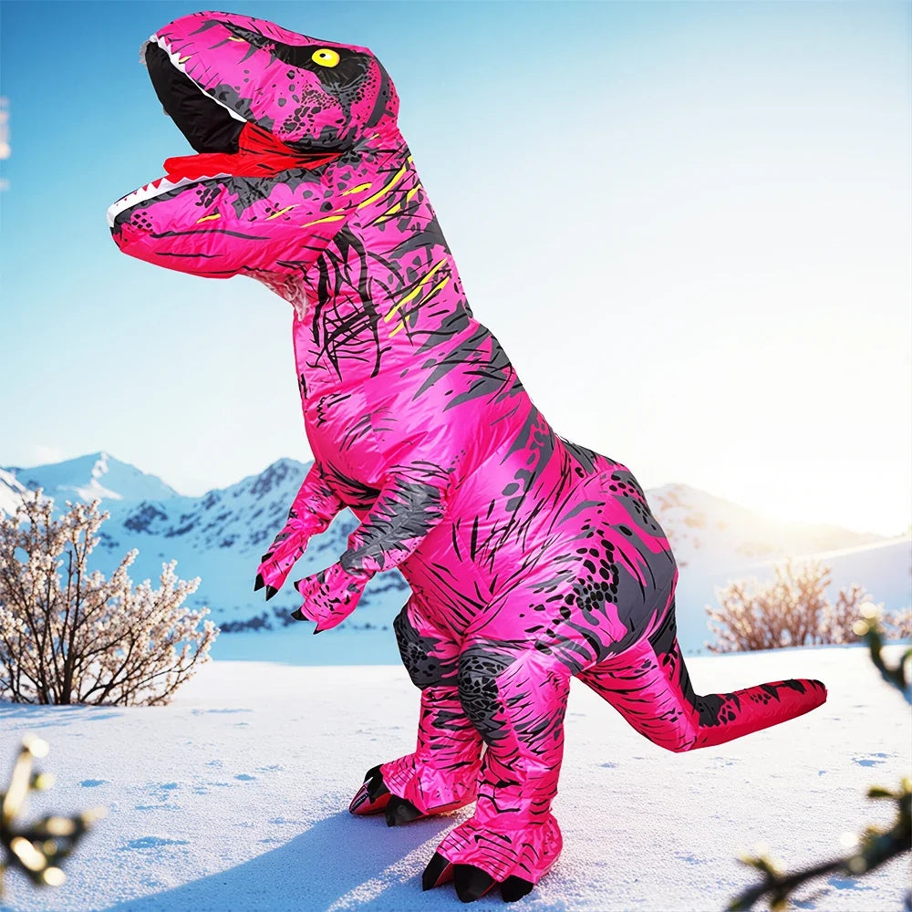 Inflatable Dinosaur Mascot Costume