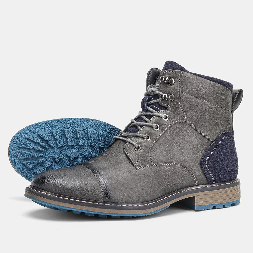 Leather Retro Spring Boots