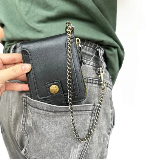 Bi-Fold Chain Wallet