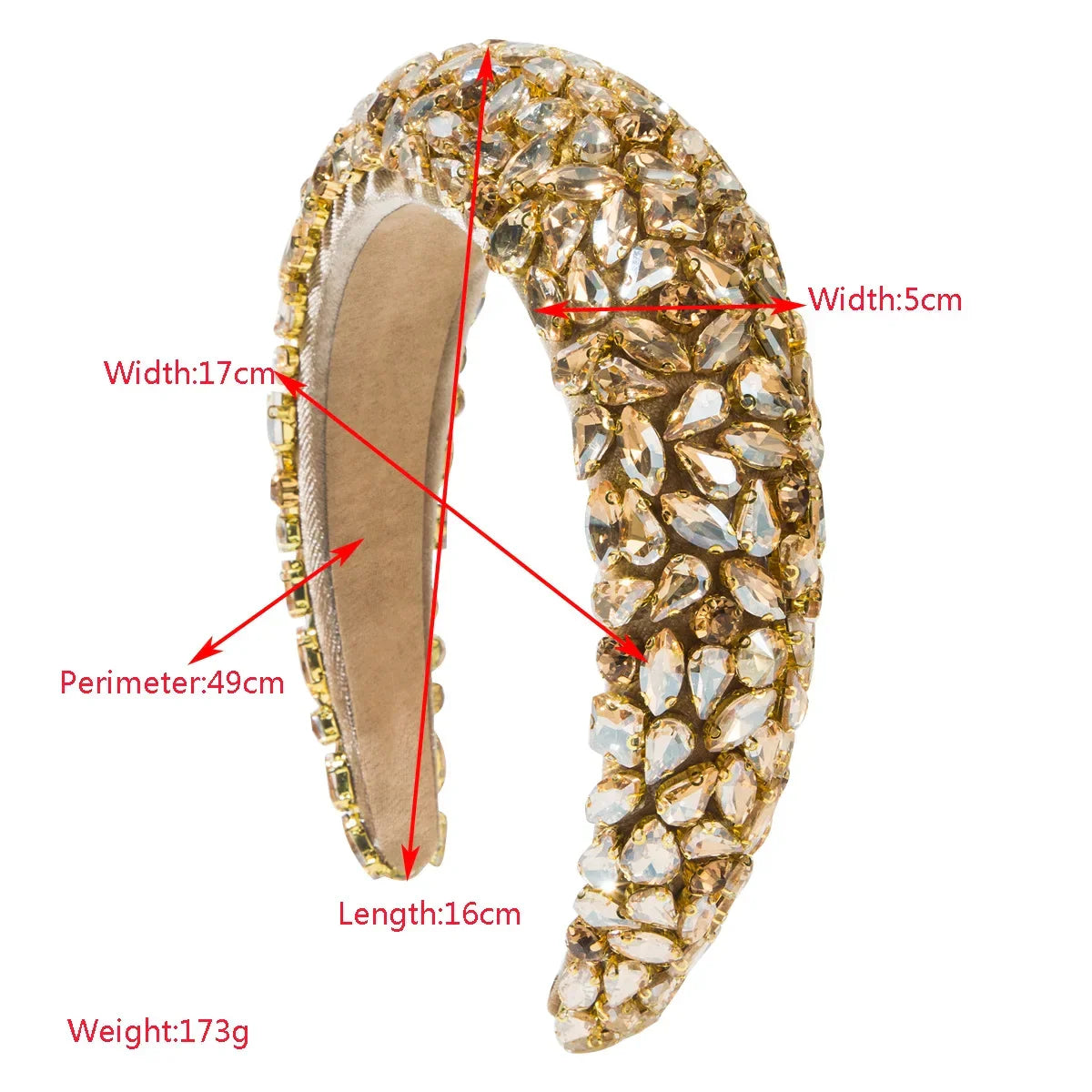 Crystal Beaded Headband