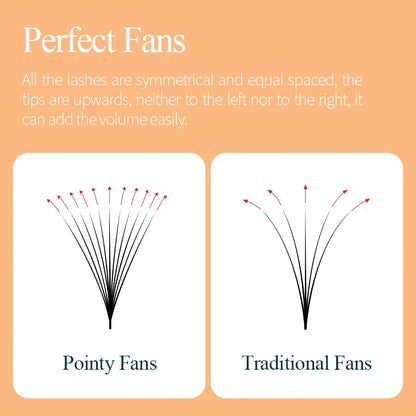 Mixed Volume Lash Extension Fans