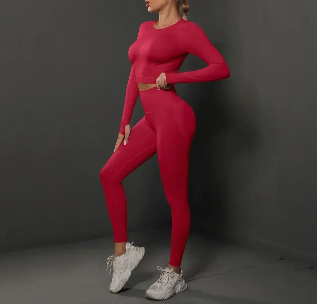 Hip-Lift Seamless Yoga Set