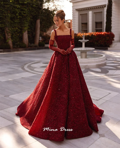 Luxurious Beaded Evening Gown
