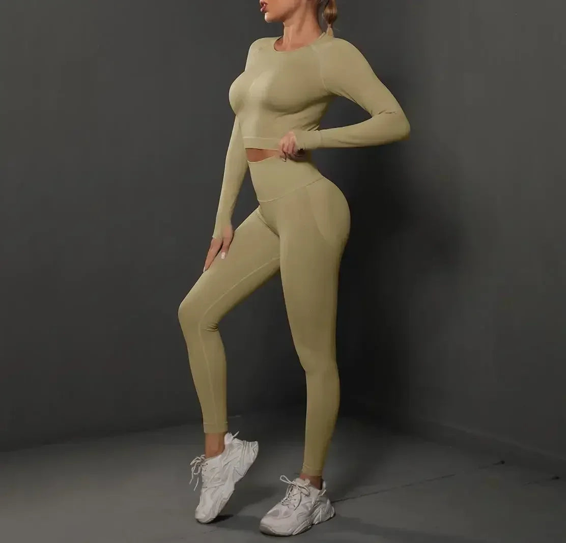 Hip-Lift Seamless Yoga Set