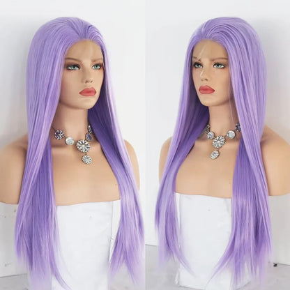 Long Purple Wig