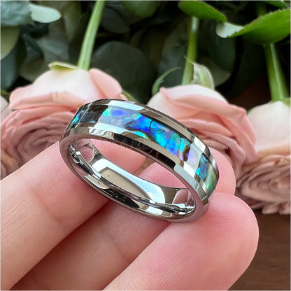 Tungsten Channel Wedding Band