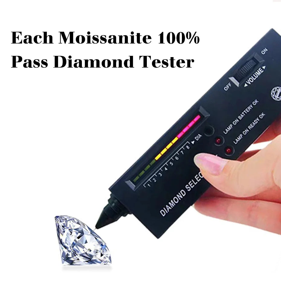 18K Gold Moissanite Ring
