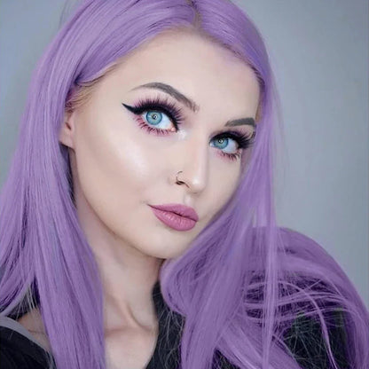 Long Purple Wig