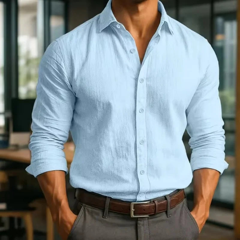 Stretch Casual Long Shirt