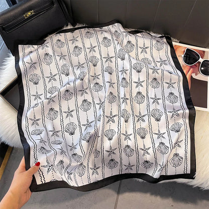 Fruit Print Korean Square Scarf