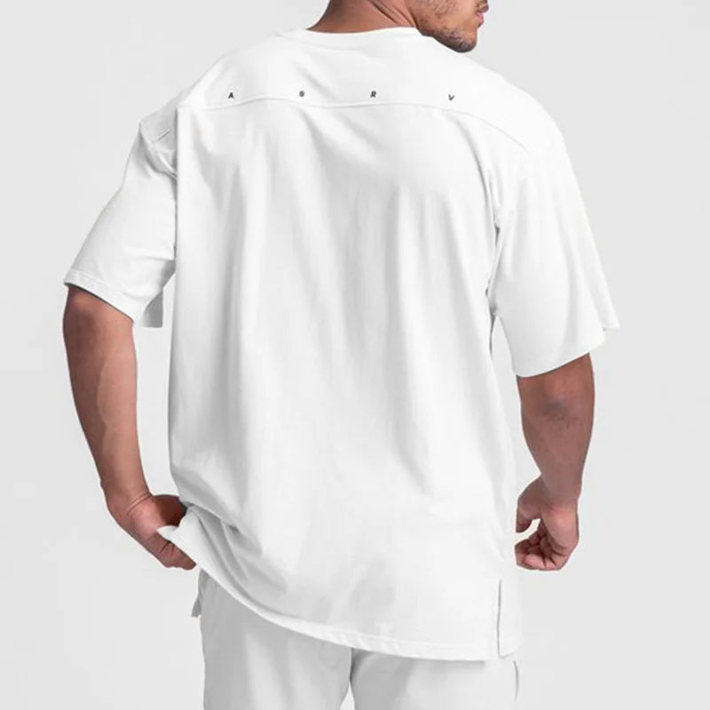 Patchwork Quick-Dry Gym Sport Tee