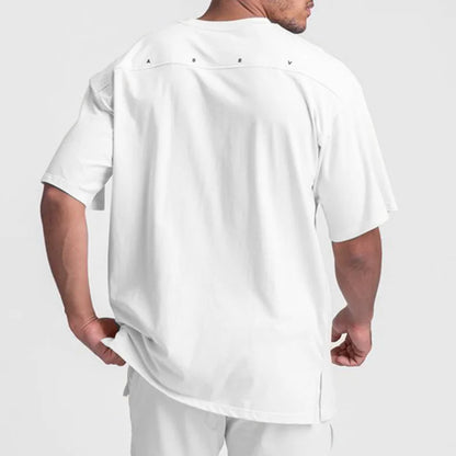 Patchwork Quick-Dry Gym Sport Tee