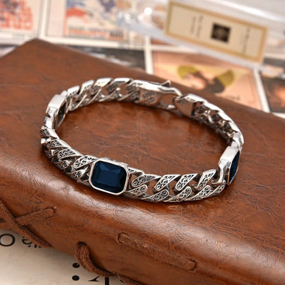 Vintage Geometric Link Bracelet