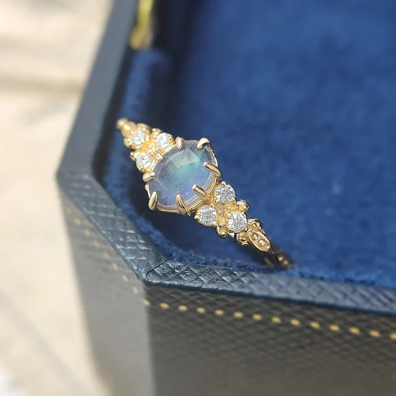 Labradorite Silver Ring