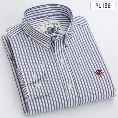 Oxford Striped Business Shirt