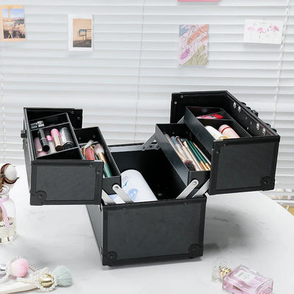 Aluminum Makeup Train Case