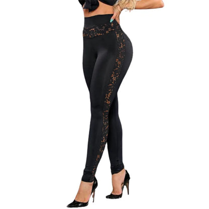 Lace Patchwork Yoga Leggings