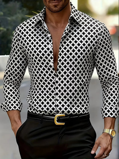 Printed Smart Casual Shirt