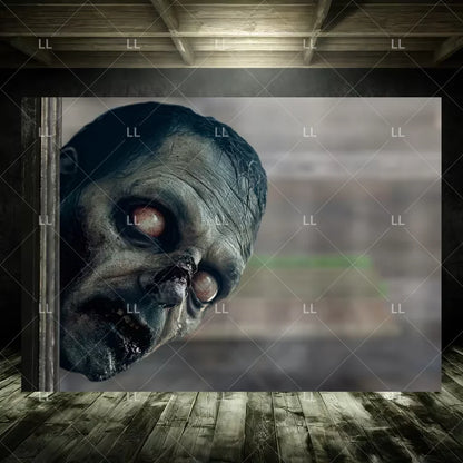 Zombie Explosion Halloween Photography Backdrop