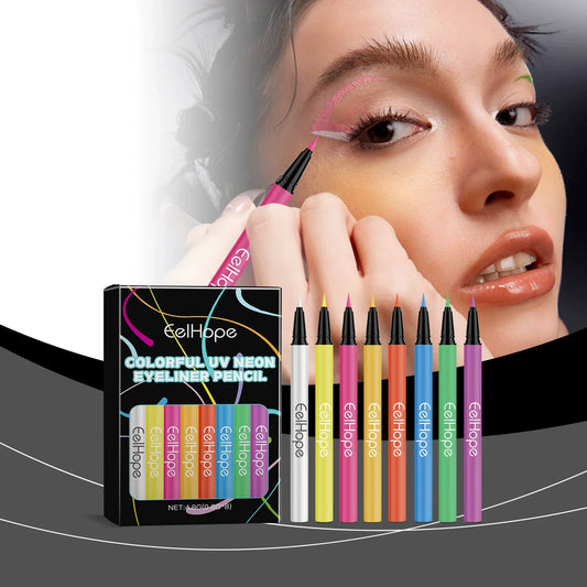8Pcs Liquid Glitter Eyeliner Set