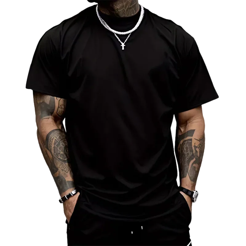 Classic Cotton Round Neck Tee