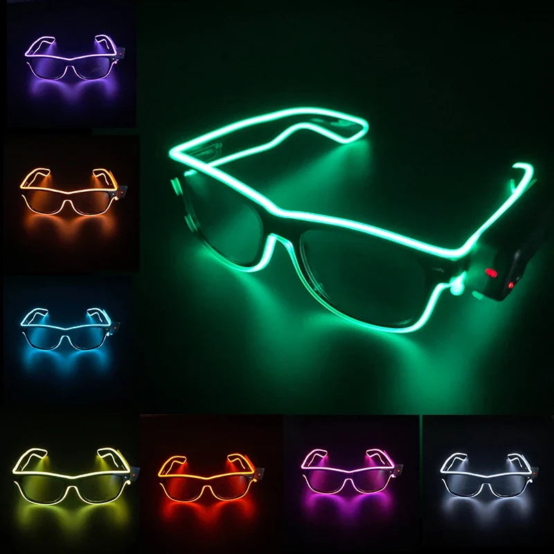 LED Light-Up Party Glasses
