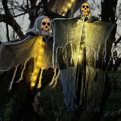 Hanging Ghost Skeleton Ornament