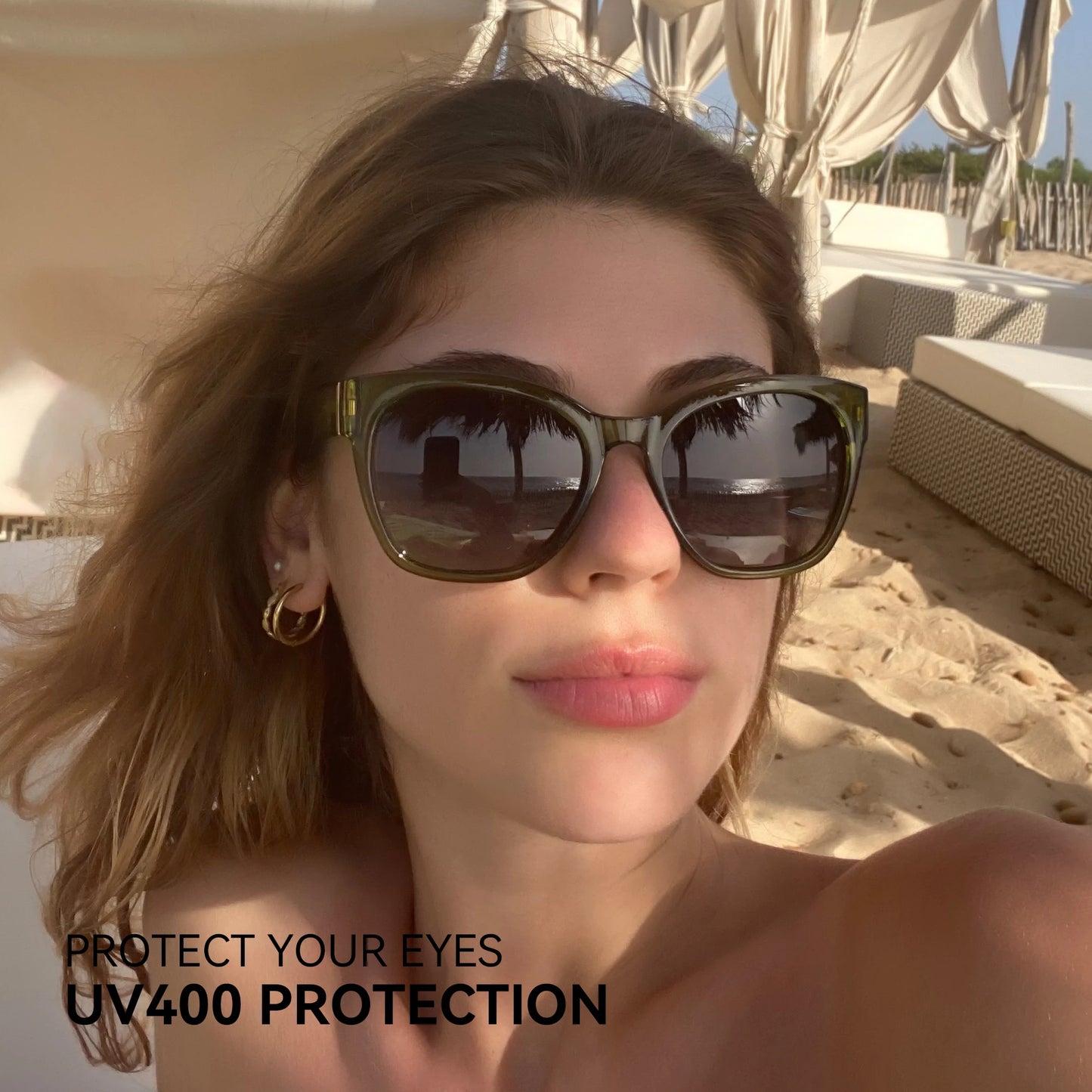 Butterfly Polarized UV Sunglasses
