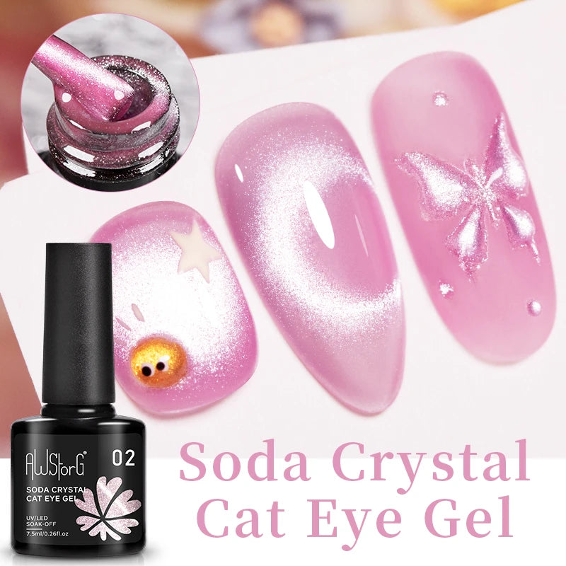 Crimson Cat Eye Gel