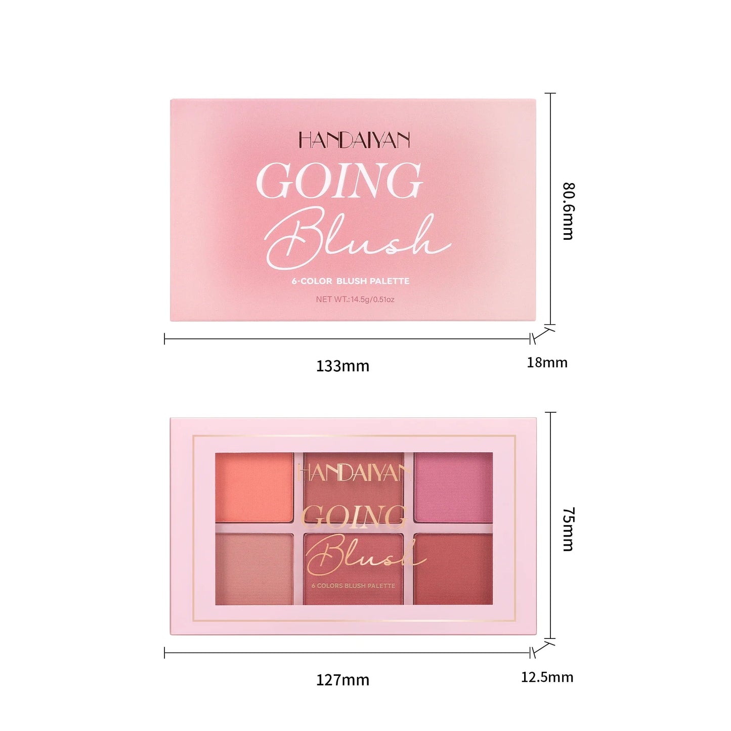 Matte Powder Blush Palette