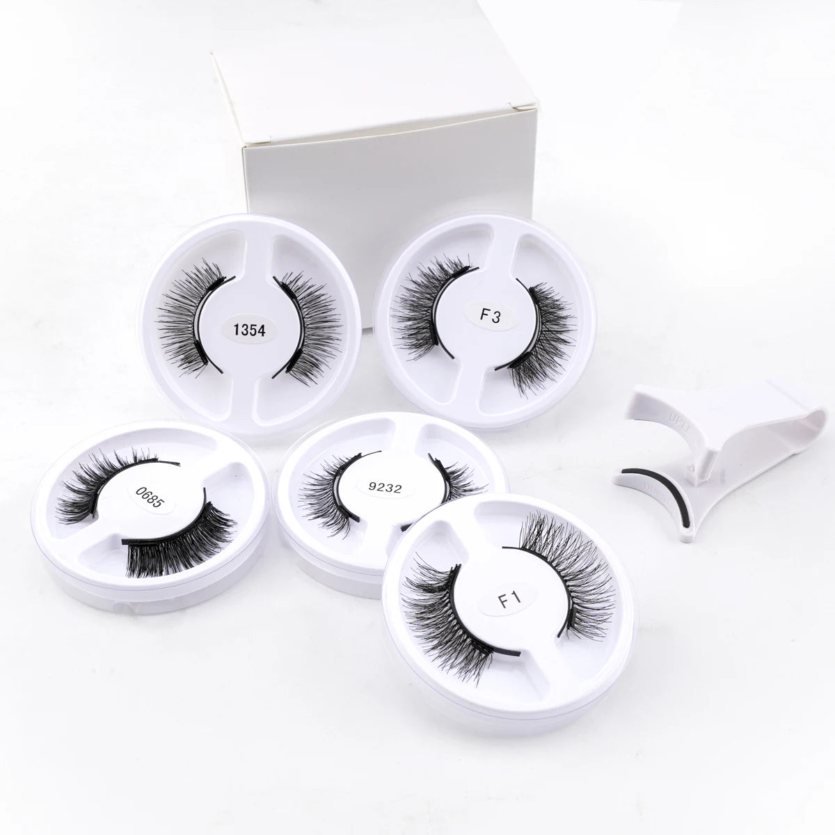 Magnetic 3D False Eyelashes Set