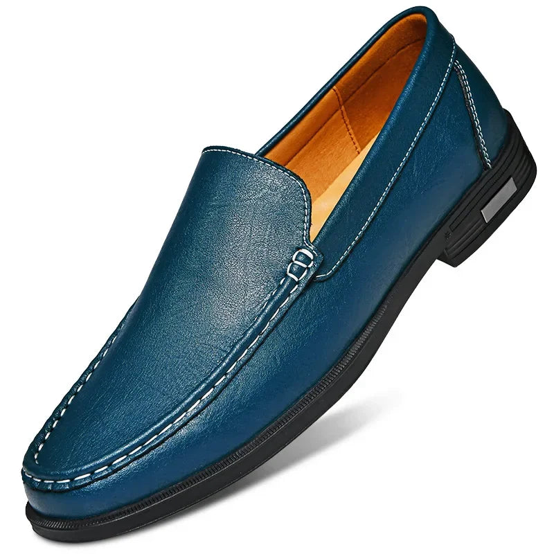 Leather Slip On Shoes Style