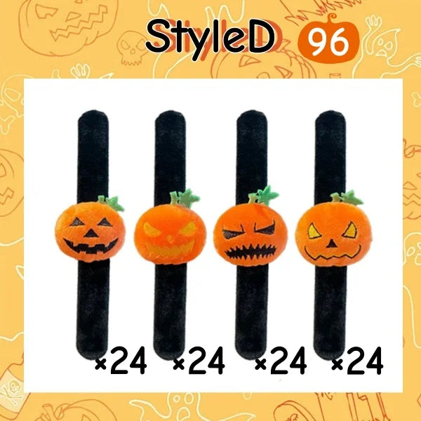 Plush Halloween Slap Bracelets