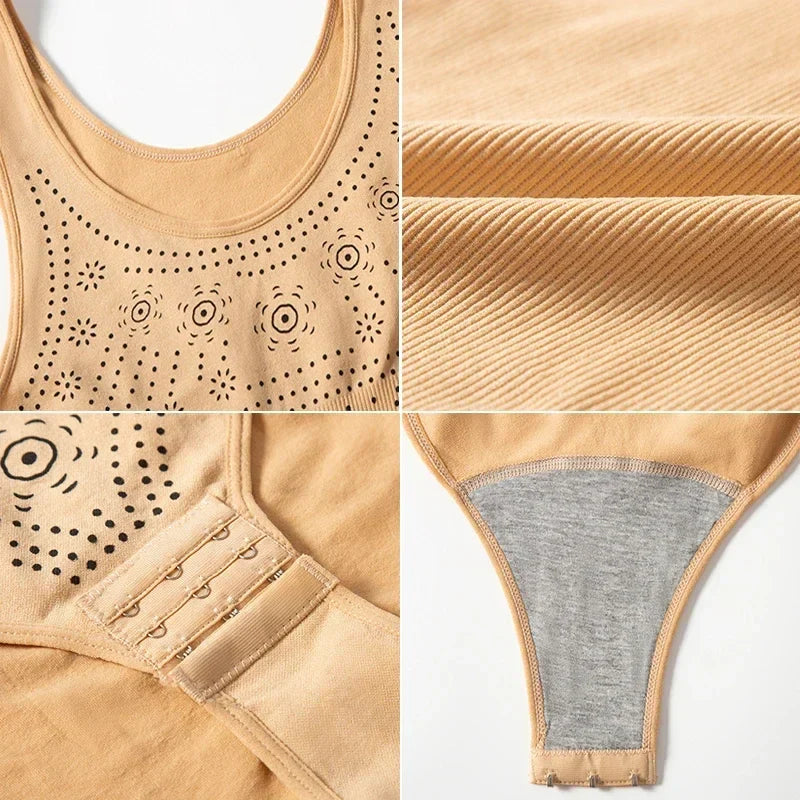 Seamless Printed Plus Size Bodysuit