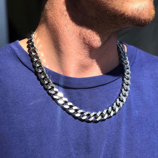 Stainless Steel Peace Chain Necklace