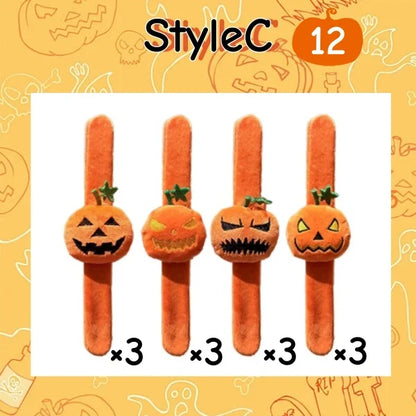 Plush Halloween Slap Bracelets