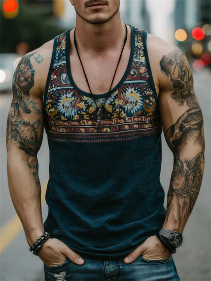Tribal Ethnic Streetwear Tank Top