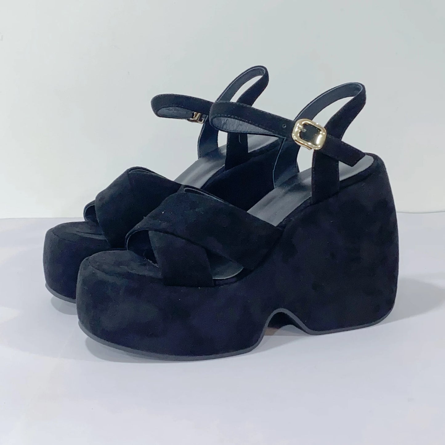 Leather Platform Sandals Women