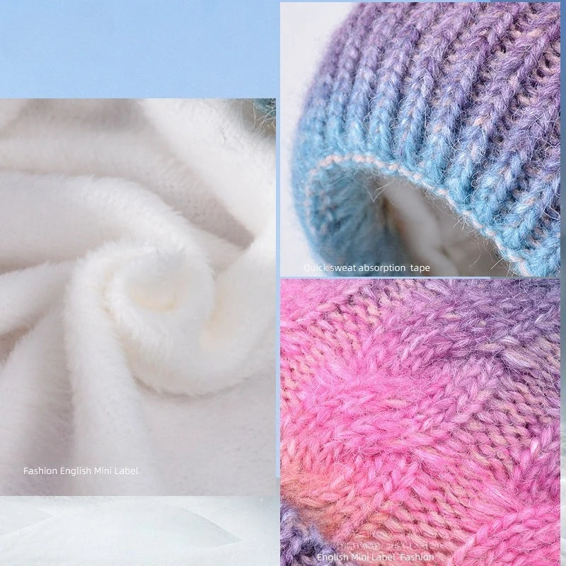 Knit Hat and Scarf Set