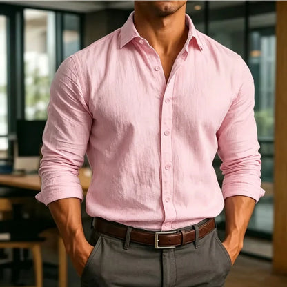 Stretch Casual Long Shirt
