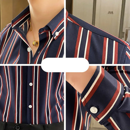 Striped Wedding Dress Shirt