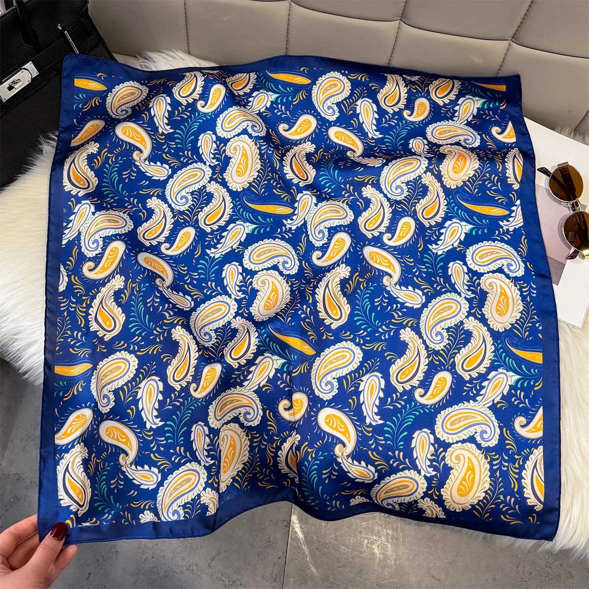 Fruit Print Korean Square Scarf