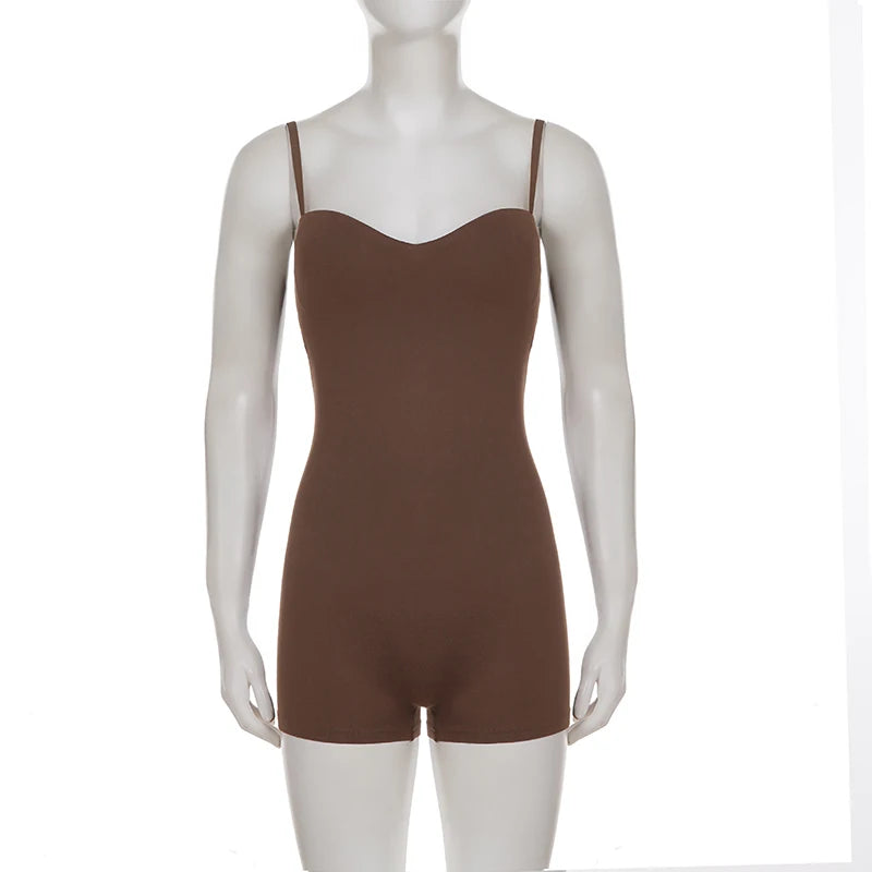Sleeveless Bustier Romper